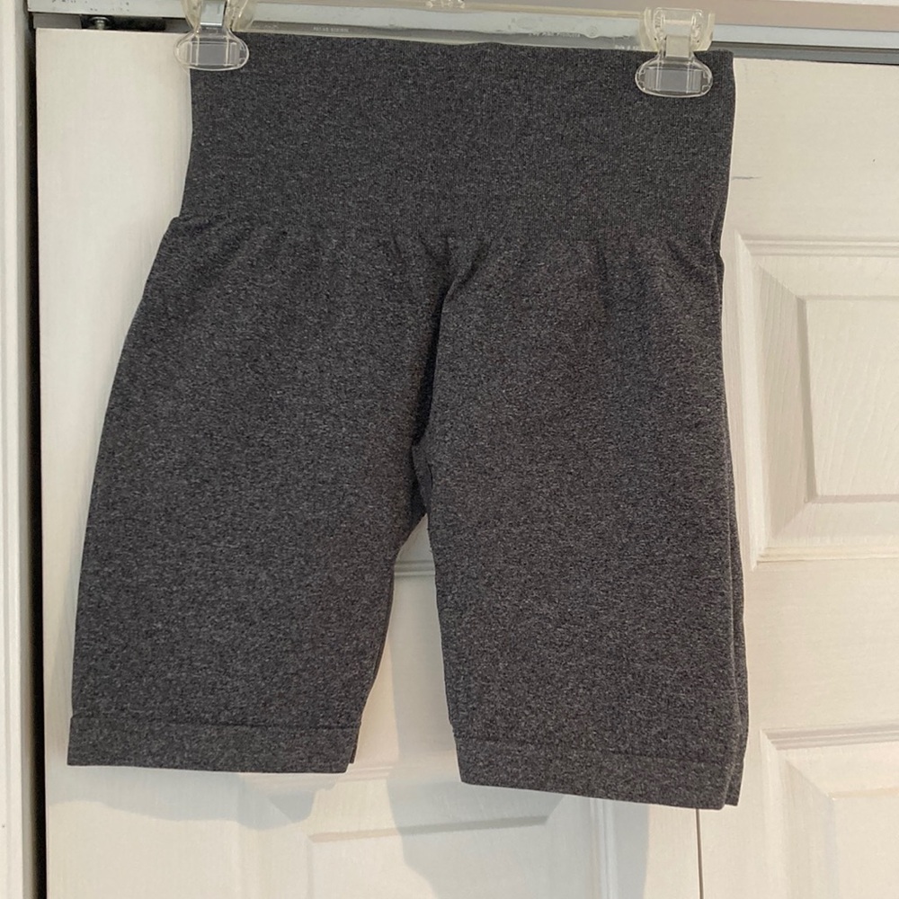 NVGTN Gray High-Waisted Shorts Size Small